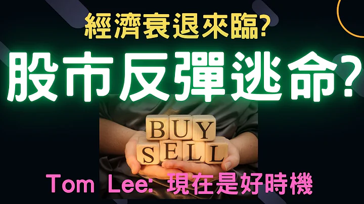 經濟衰退來臨? 股市反彈逃命? Tom Lee: 現在是好時機；iPad,新興,裕民,燿華,陽明,長榮航,台積電,輝達,蘋果,特斯拉,微軟,台幣,美元,存股,股票,05/08/24【宏爺講股】 - 天天要聞