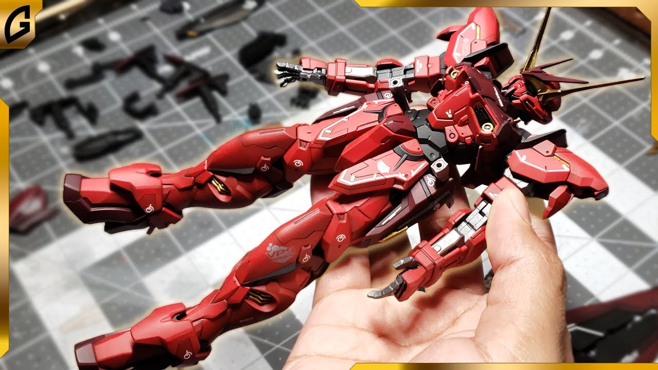 Восстановление разрушенной модели Gunpla | Финальная сборка MG Testament