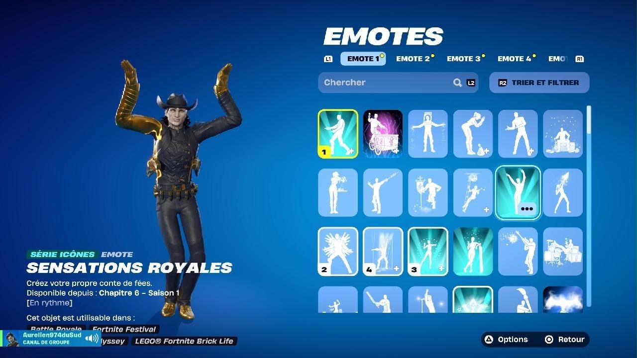 Fortnite emote class avec le Midas Cow-boy - YouTube