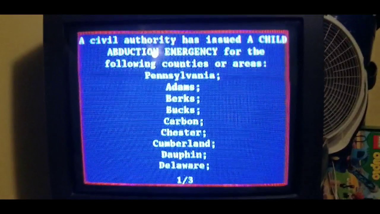 EAS Amber Alert 5/15/2020 YouTube