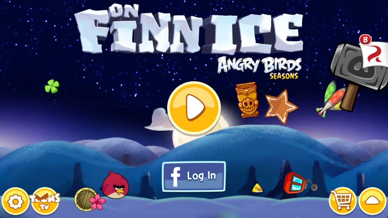Angry birds seasons on Finn ice music part 3