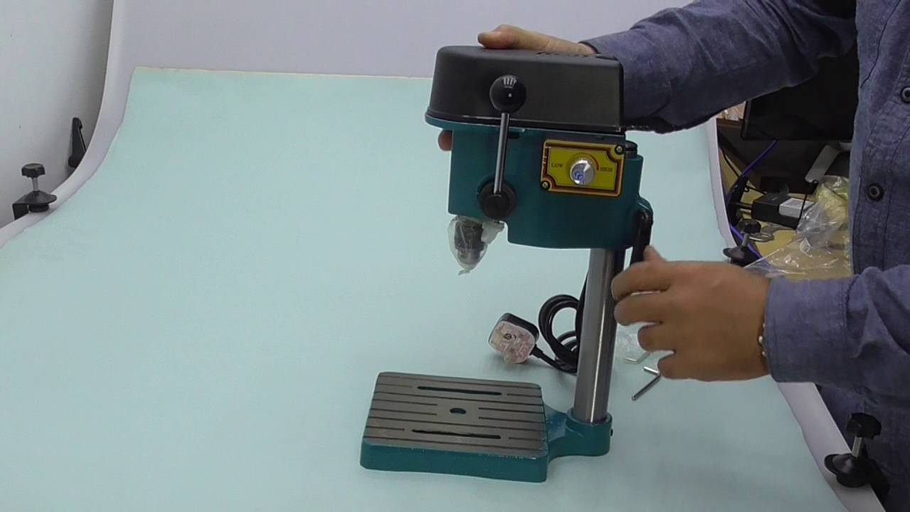 100080 Mini bench drill - YouTube