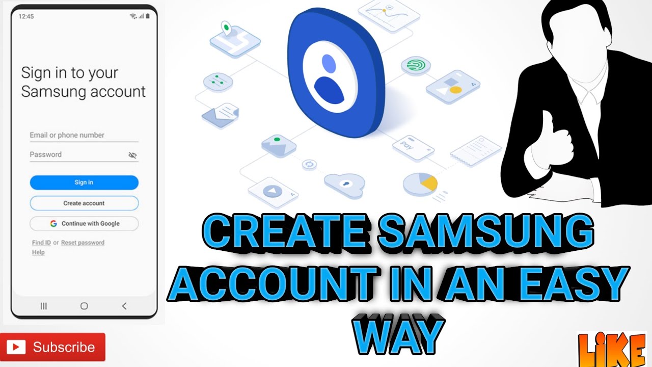 How to create samsung account⚡ How to make samsung account on your tv⚡
