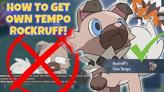 How to get Own Tempo Rockruff in Pokemon Scarlet and Violet! (How to get Dusk Lycanroc)