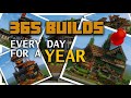 Making 1 Minecraft Build EVERY DAY for a YEAR | Week 1