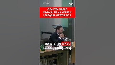 Obajtek nagle się odpalił. Żądał gratulacji za swoją pracę od przewodniczącego