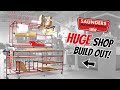 We Built Custom Packaging Tables & DIY Workbenches for Saunders Machine Works | Shop Organization