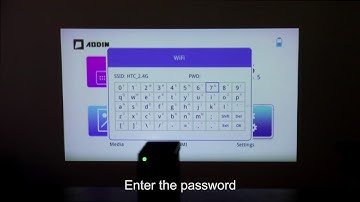 Projector Connects to WIFI—AODIN AIR GO