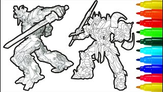 Transformers Knights Coloring pages