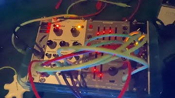 Rings Sympathetic Strings Ambient Patch - Tiny Tupperware Eurorack￼ - 3 Modules + Launchkey Mini ARP