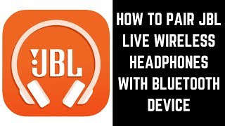 How to Pair JBL Wireless Headphones with Device YouTube