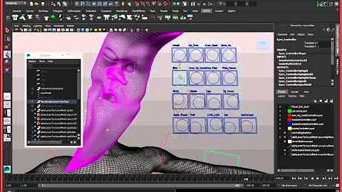 facial GUI walk through on pre created blendshaps