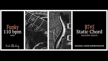 Funky B7#5 - B7 Altered - Static Chord Backing Track 0001 - 110bpm