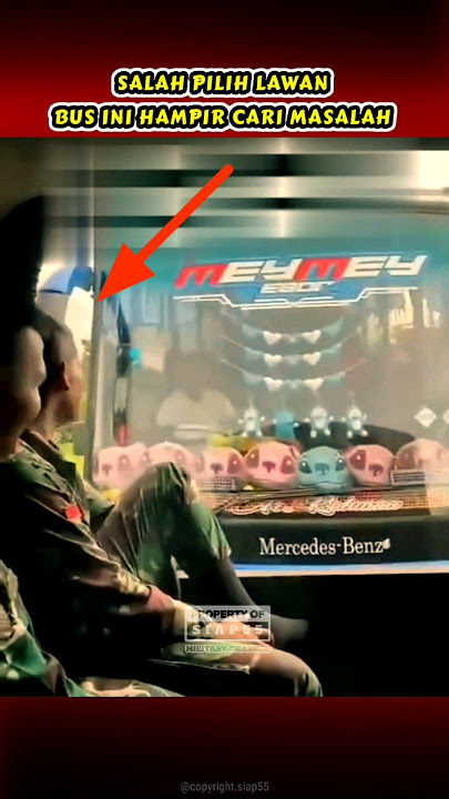 SOPIR BUS INI CARI MASALAH, ENDINGNYA #shorts #bus #tni #bravo #siap55 #abdinegara