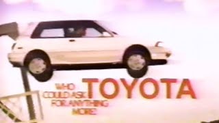 1987 Toyota Corolla FX16 Commercial