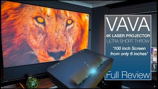 NEW VAVA 4K Laser Ultra Short Throw Projector in Stunning Matt Black | Full Review