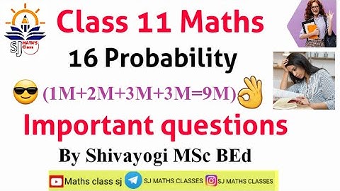 Probability important questions|1st pu Probability fix questions|Probability|Probability class 11.