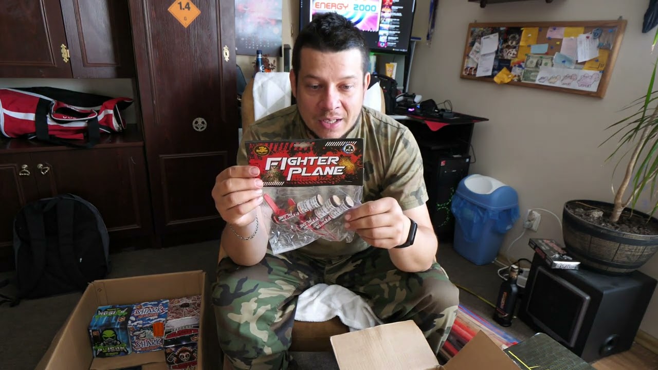 UNBOXING pirotechniki z Czech