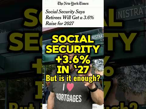 2027 Social Security COLA Increase: Is 3.6% Enough for Retirees?
