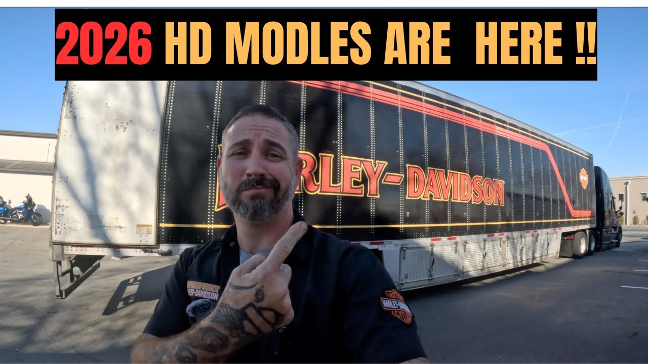 Модели Harley-Davidson 2026 года уже в продаже... Давайте обсудим!