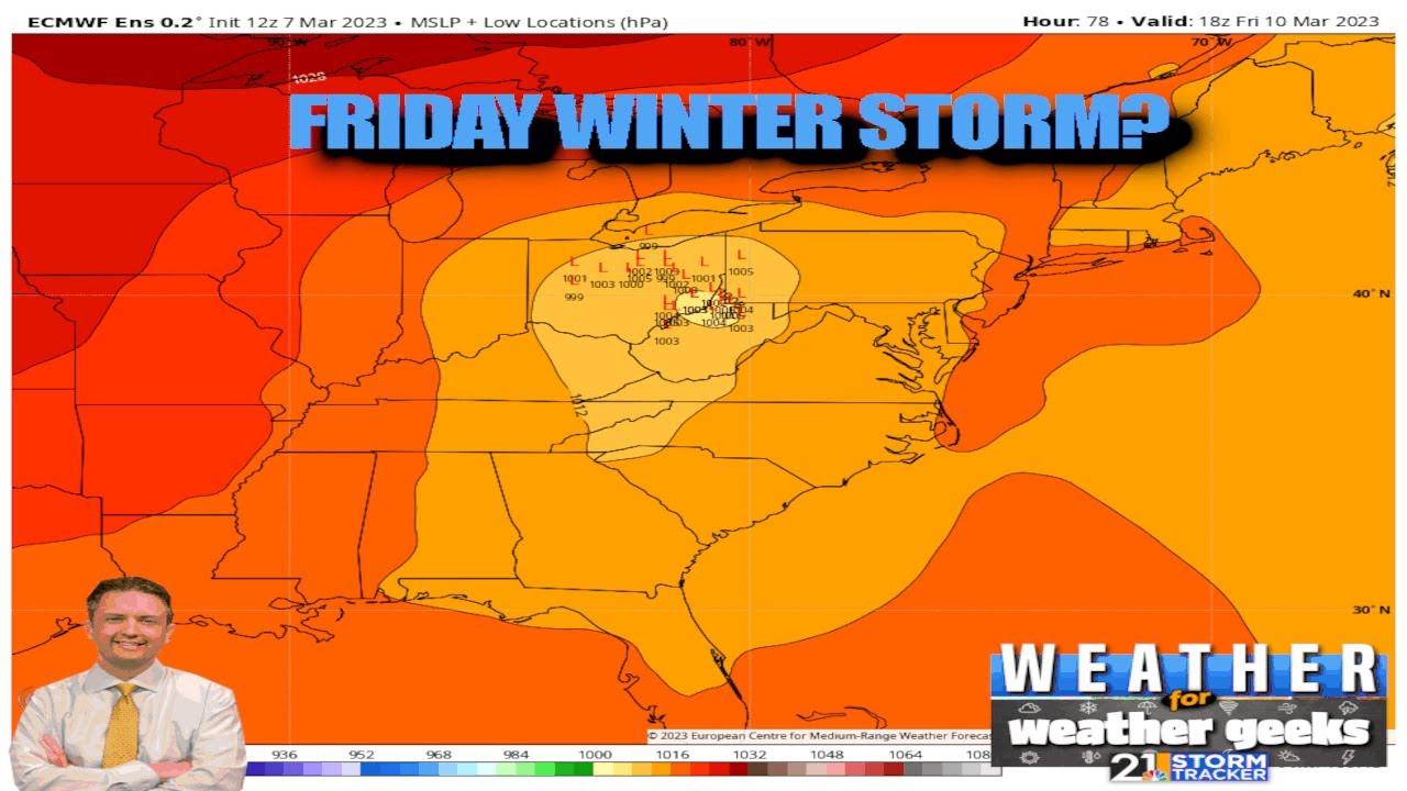Impactful Snow Chances Going Up; "Weather For Weather Geeks" 3/7/23