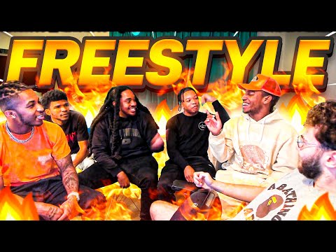 Adin Ross, DDG, Poudii, & B-Lou Freestyle on Stream!! 🔥🔥