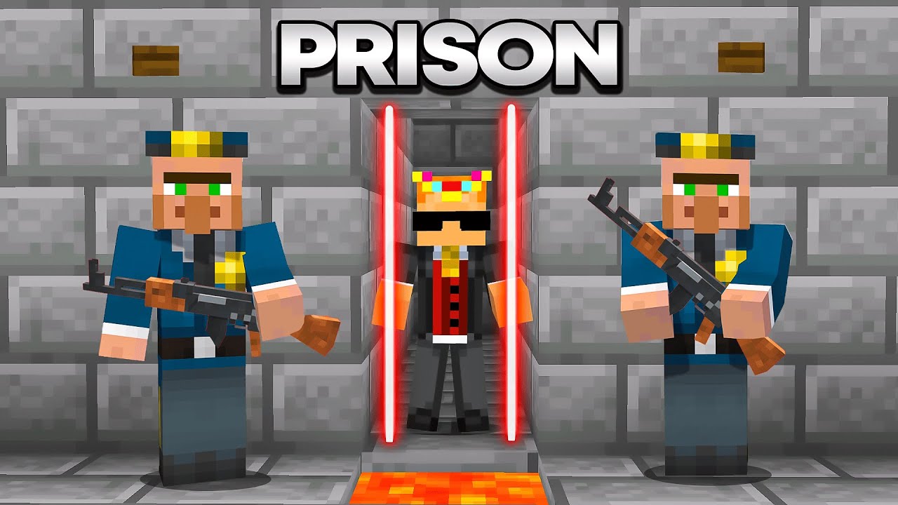 Escaping Villagers Prison in Minecraft
