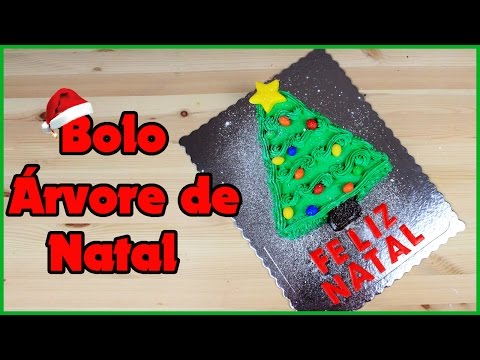 Vídeo: Como Fazer Um Bolo Para árvore De Natal