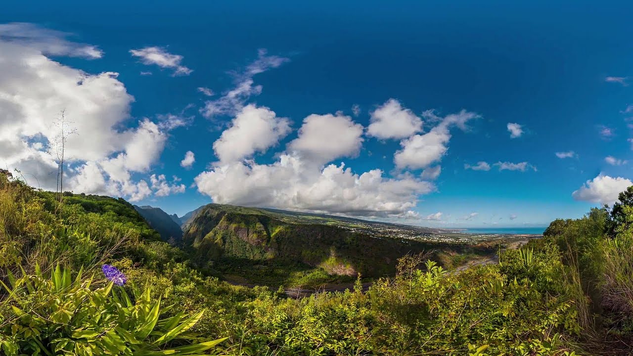 Du Lever Au Coucher Du Soleil à 360 Degrés île De La Réunion