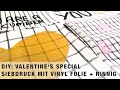 DIY: Valentine's Special - Siebdruck mit Vinylfolie + IKEA Hack Rinnig