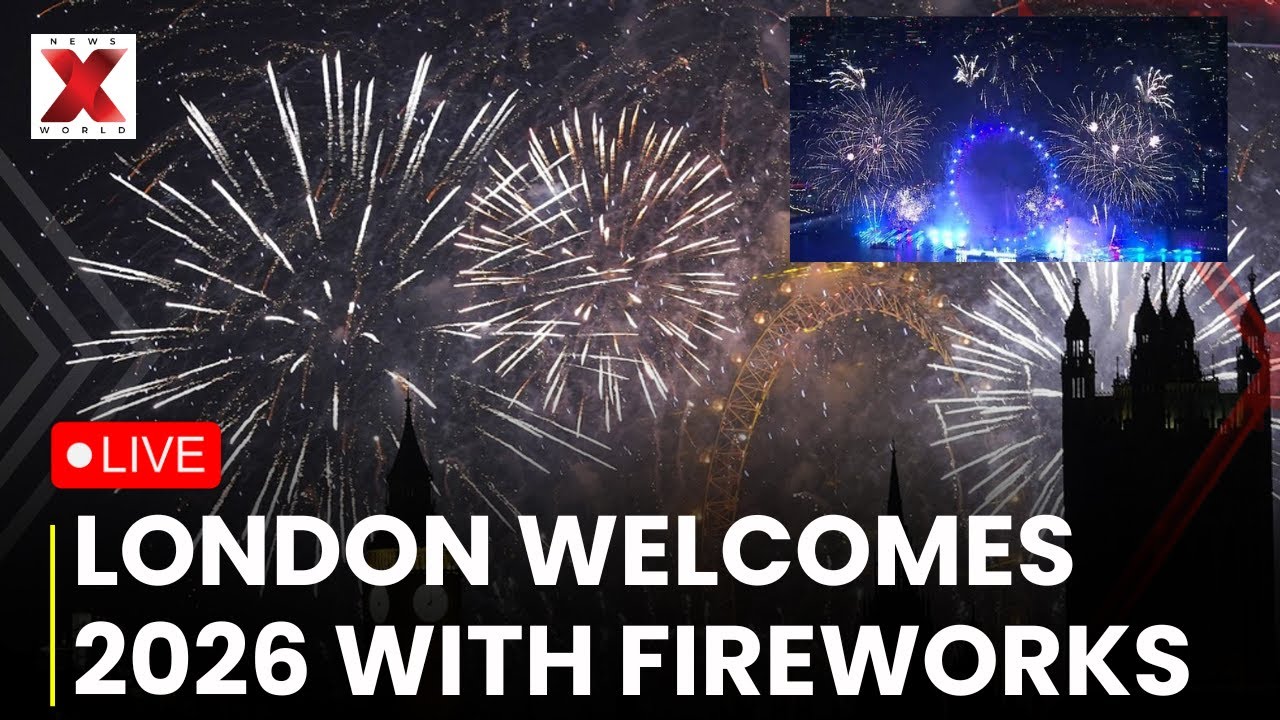 London New Year 2026 LIVE: Big Ben Strikes Midnight | London Eye Fireworks | London Fireworks