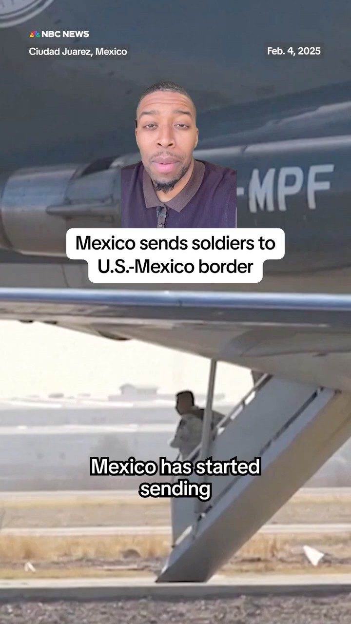 Mexico sends soldiers to U.S.-Mexico border