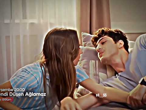يهبلونننن من يقع بنفسه لا يبكي اليزا وساركان Kendidüşenağlamaz Elaza Sarkan 