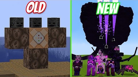 Wither Storm Mod 2023  Old Version VS New Version Cracker