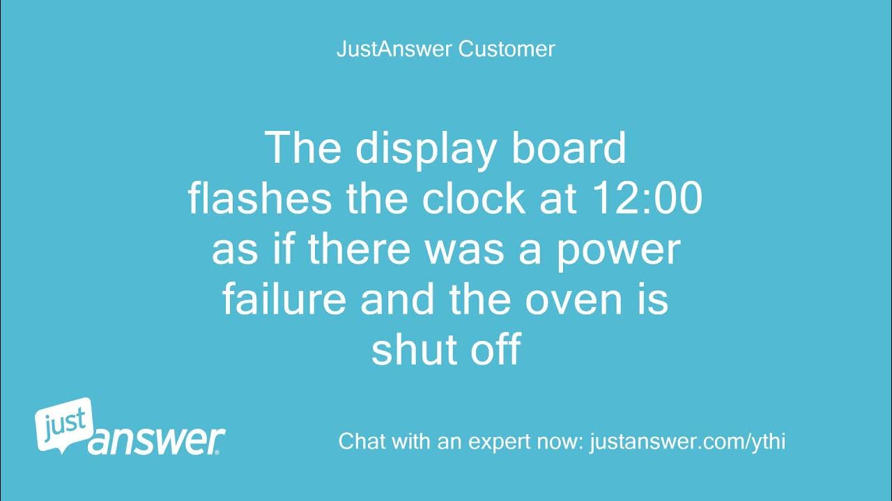 My Kenmore Elite oven shuts itself off after a few minutes YouTube