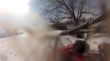 GoPro on our rzr in the snow