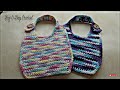 Easy Crochet Baby Toddler Bib TUTORIAL #291 Bagoday Crochet