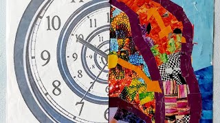 Miss Harris creates a melting collage clock inspired by Salvador Dali. Art 4 kids. LIKE N SUBSCRIBE