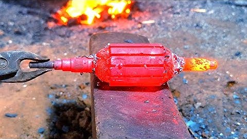 blacksmith_making scissors from grinder armature | how to make small scissors