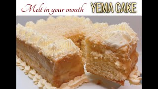 YEMA CAKE with Creamy Whole Egg Yema Frosting and Whipped Cream | No deflate Chiffon Cake Tips