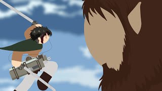 Levi VS Beast Titan Stick Fight!! by Fabiano Cruz 744,234 views 2 years ago 2 minutes, 45 seconds