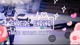 Yandere simulator Android (honpc) (Genocide ending + Make students didn't react anything) screenshot 3