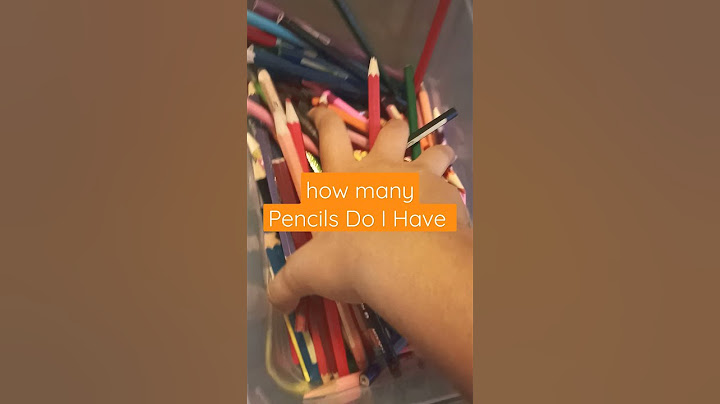 How Many PENCILS do I have???