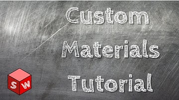 Solidworks Tutorial | Add Custom Material in solidworks