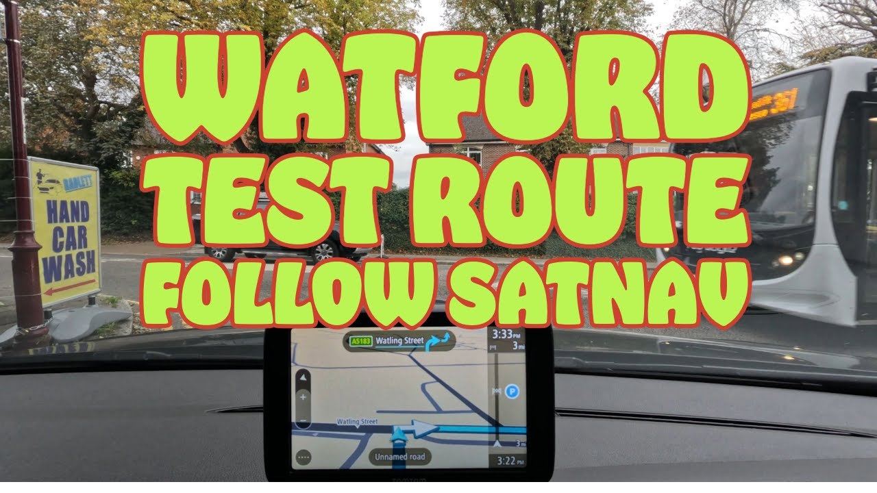 Watford Test Route '25 - Radlett - Follow SatNav