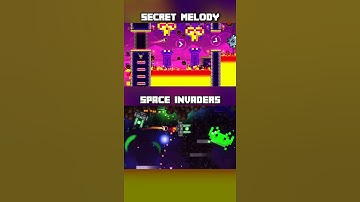 [MASHUP] Secret Melody + Space Invaders | Geometry Dash 2.2 #shorts