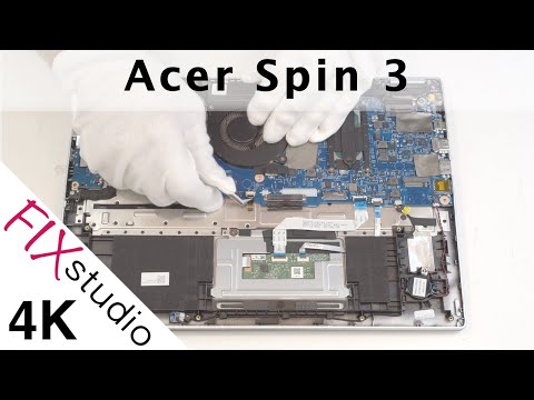 Acer Spin 3 - disassemble [4k]