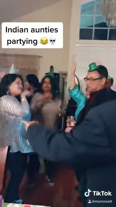 Indian Aunties Dancing to “It’s The Time To Disco” at New Years Party