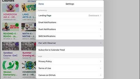 How to Find an Observer Pairing Code from Student iPad
