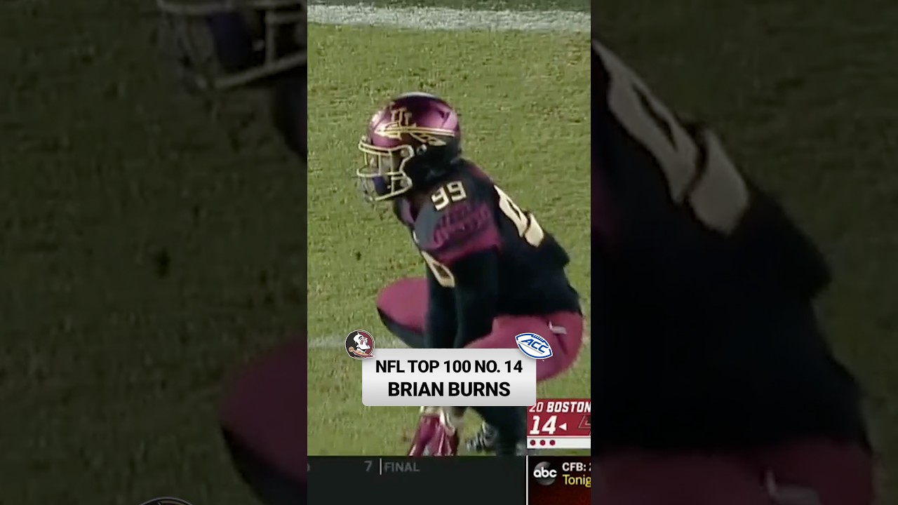 Coming in at No. 14 on the NFL Top 100 list, the former FSU legend Brian Burns 🍢 #floridastate #cfb